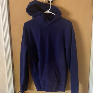 J. Crew Men's Heavyweight Deep Blue Hoodie